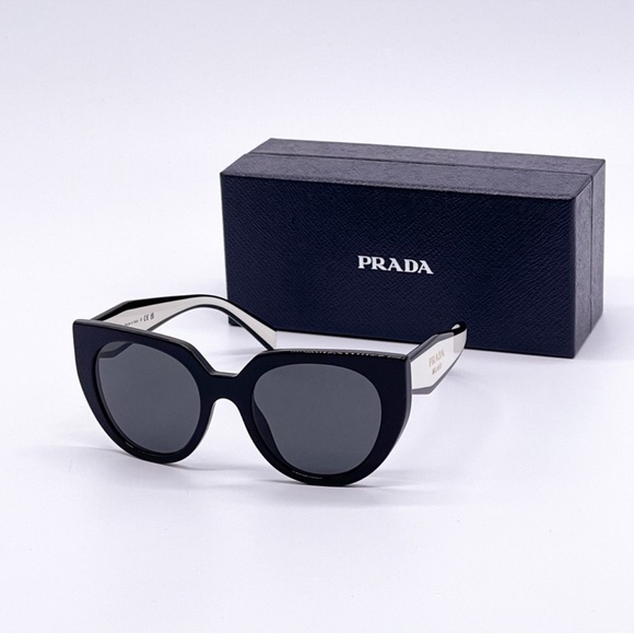 Prada Black and White Sunglasses - Picture 1 of 5